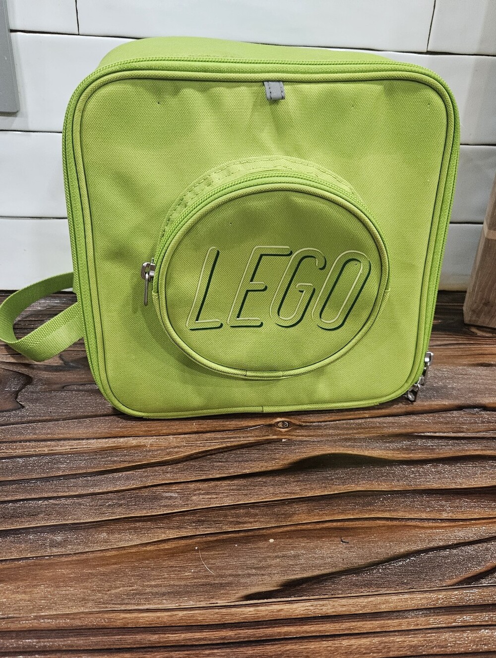 LEGO Lime Green Toiletry / Crossbody Bag Backpack
